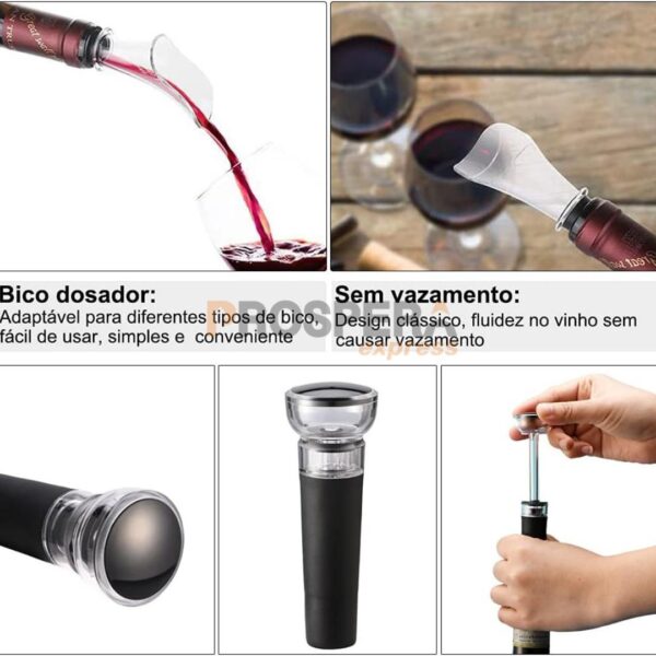 KIT ABRIDOR ELÉTRICO DE VINHO (PILHA) - MODUS - Image 5