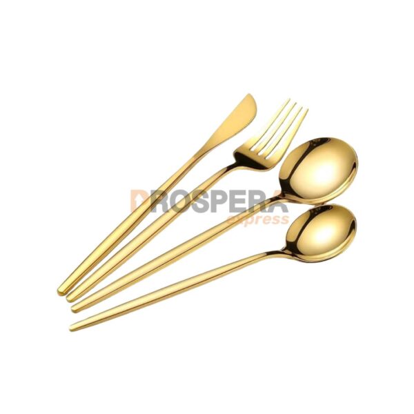 JOGO DE TALHERES 20 PEÇAS AÇO INOX TITÂNIO