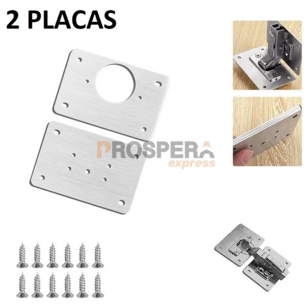 PLACA DE REPARO PROSPERA PARA DOBRADIÇA