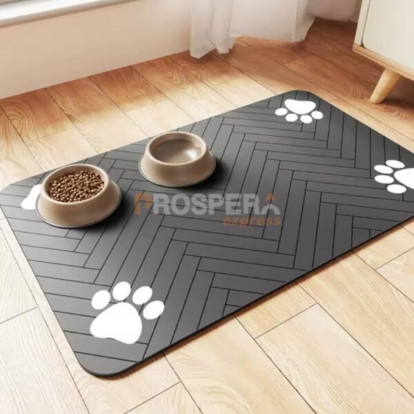 TAPETE DE ALIMENTAÇÃO PARA PETS ANTIDERRAPANTE