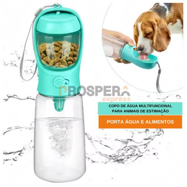 GARRAFA MULTUSO PARA PETS 2 EM 1